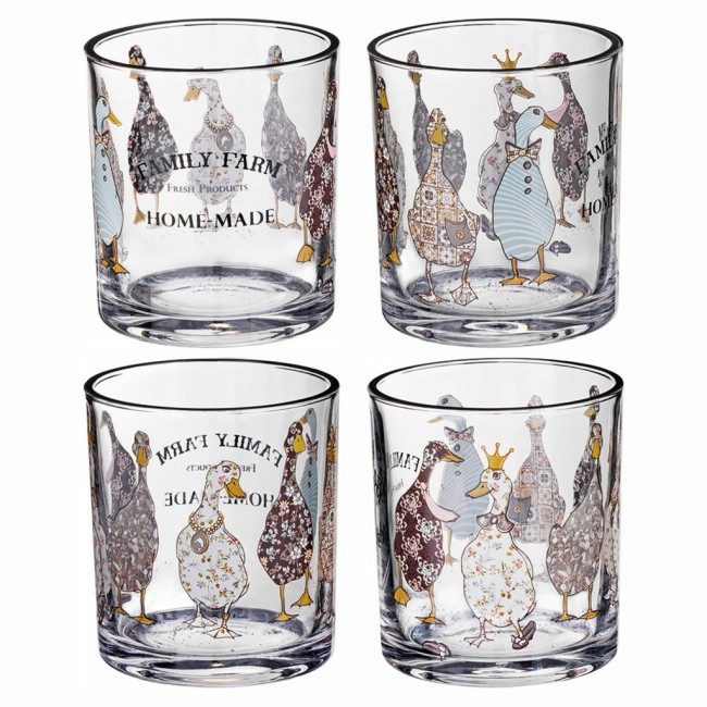Набор стаканов "family farm" из 4-х шт. 320 мл Lefard (887-299) Набор стаканов "family farm" из 4-х шт. 320 мл Lefard (887-299)