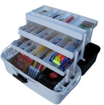 Ящик рыболовный трехполочный Helios зеленый (18992) Ящик рыболовный трехполочный Helios зеленый (18992)