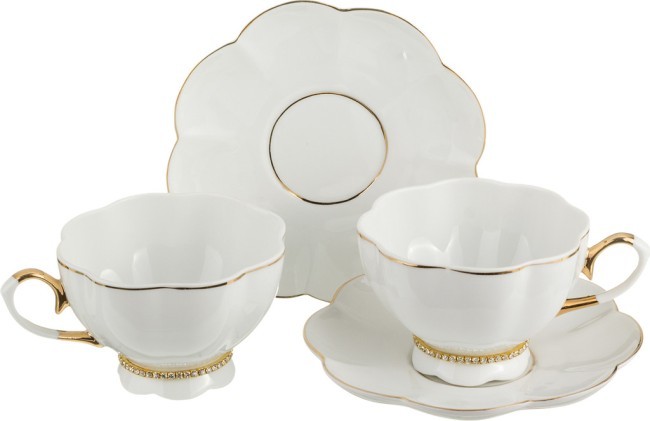 Чайный набор на 2 персоны "рублевка" 4 пр. 250 мл Lefard (55-2528)