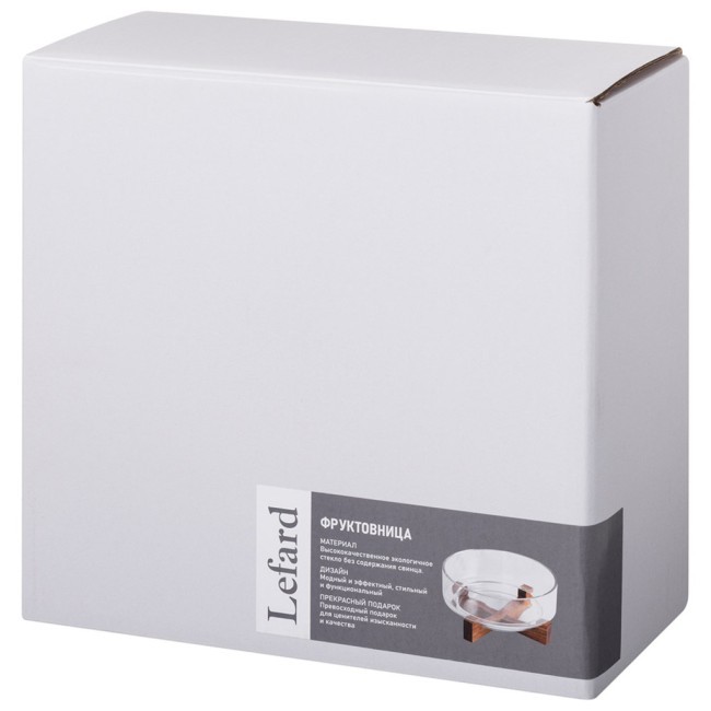 Фруктовница "nature" на подставке диаметр 22 см высота 10,5 см Lefard (750-018) Фруктовница "nature" на подставке диаметр 22 см высота 10,5 см Lefard (750-018)