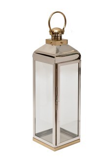 Подсвечник нерж.сталь/стекло h72 см (TT-00011215)