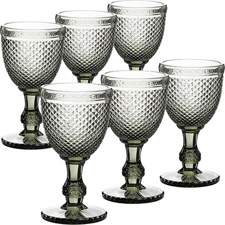 Набор бокалов 340 мл 6 шт серый LR (60437)