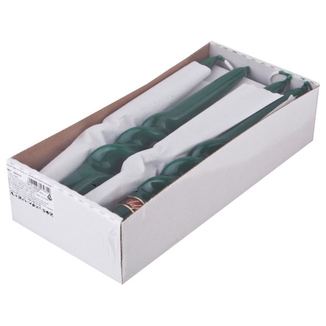 Набор свечей из 8 шт. 23,5/2,2 см. лакированный зеленый Adpal (348-636) Набор свечей из 8 шт. 23,5/2,2 см. лакированный зеленый Adpal (348-636)