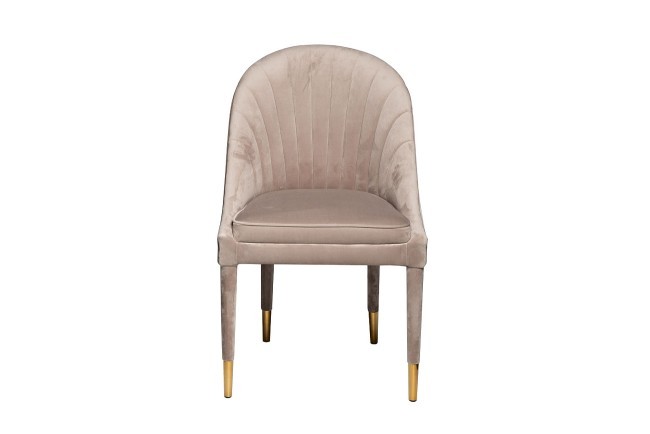 Стул велюр  жемч.-серый 55*64*89см (TT-00005767)