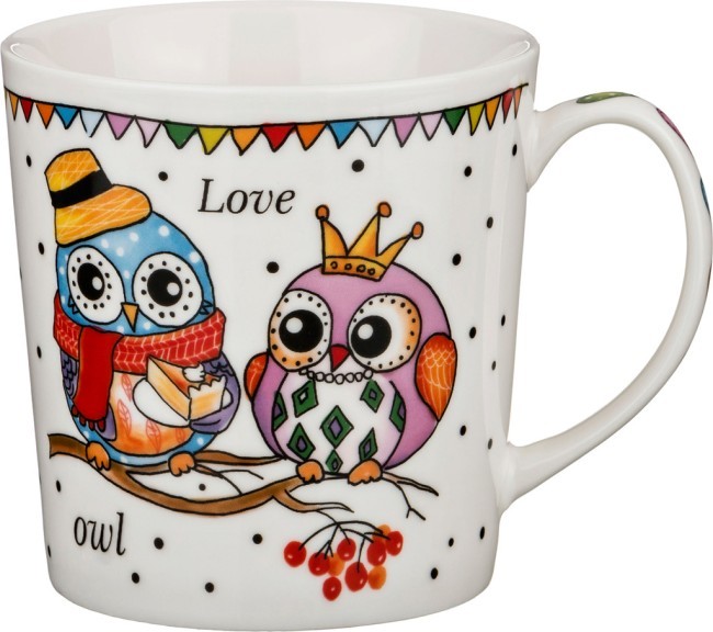 Кружка "совы" 500 мл (кор=36шт.) Lefard (260-231) Кружка "совы" 500 мл (кор=36шт.) Lefard (260-231)