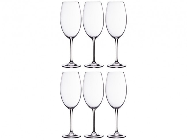 Набор бокалов для вина из 6 шт. "esta/fulica" 630 мл высота=27 см Crystalite Bohemia (669-195)