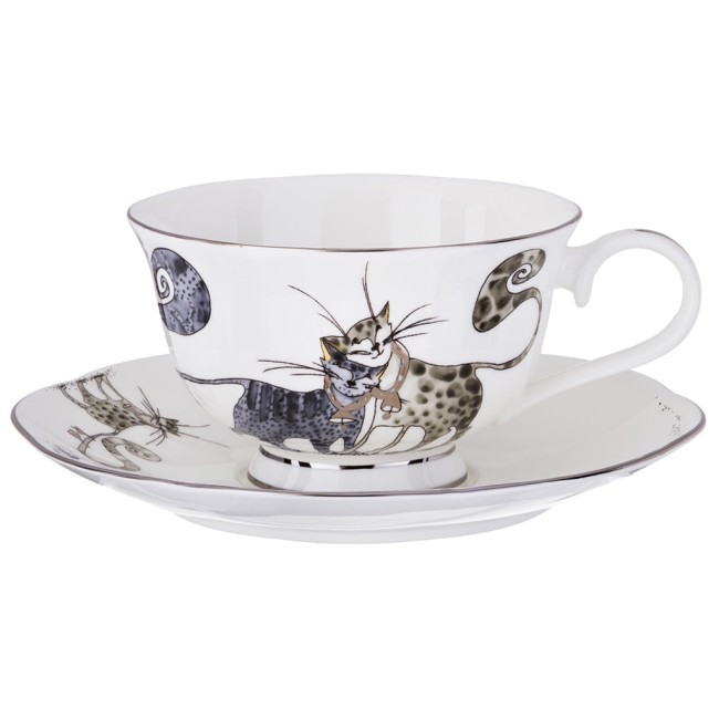 Чайный сервиз на 6 персон 15 пр. "котики" 1000/600/300/250 мл Lefard (264-864) Чайный сервиз на 6 персон 15 пр. "котики" 1000/600/300/250 мл Lefard (264-864)