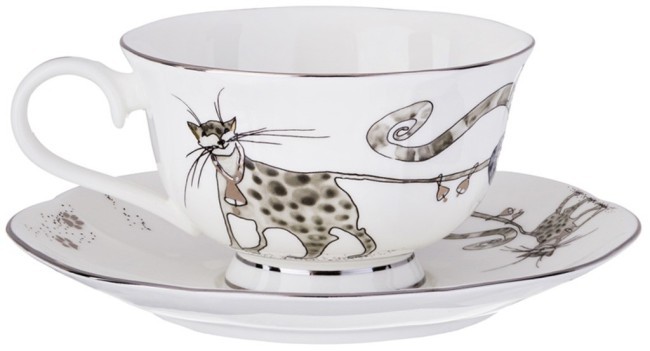 Чайный сервиз на 6 персон 15 пр. "котики" 1000/600/300/250 мл Lefard (264-864) Чайный сервиз на 6 персон 15 пр. "котики" 1000/600/300/250 мл Lefard (264-864)