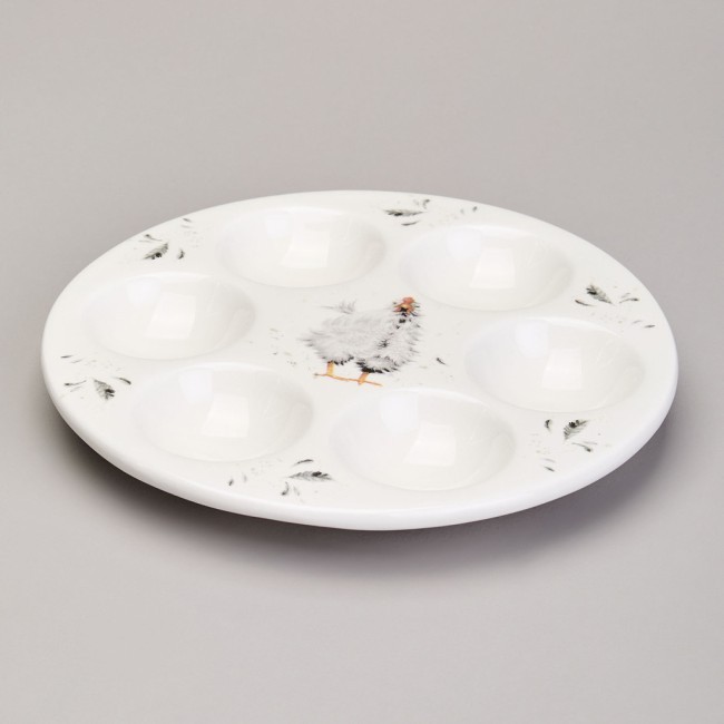 Блюдо на 6 яиц lefard "funny hens" 18*18*2,5 см Lefard (358-2292)