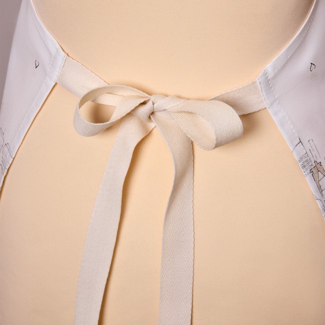 Фартук "парижские коты"60х70см 100% хлопок, кайма,твил,пропитка Lefard (850-746-7)