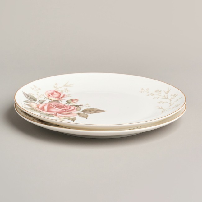 Набор тарелок закусочных lefard "корейская роза" 2 шт. 20,5 см Lefard (590-682)