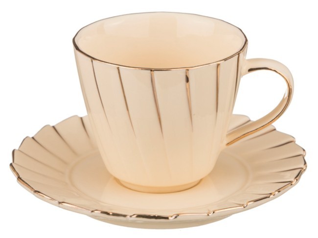 Кофейный набор "плиссе" на 6 персон 12 пр.120 мл. Lefard (84-948) Кофейный набор "плиссе" на 6 персон 12 пр.120 мл. Lefard (84-948)