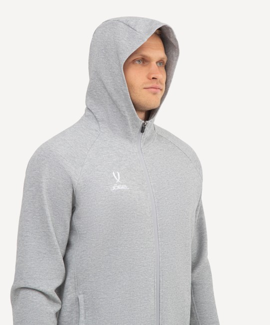 Худи на молнии JOGEL ESSENTIAL Athlete Hooded FZ Jacket, серый (2130826)