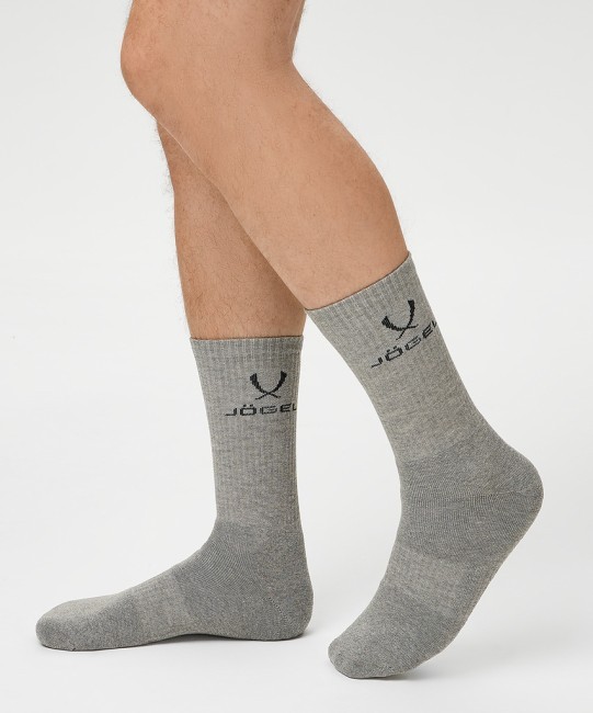 Носки высокие JOGEL ESSENTIAL High Cushioned Socks, меланжевый, 2 пары (1759230)
