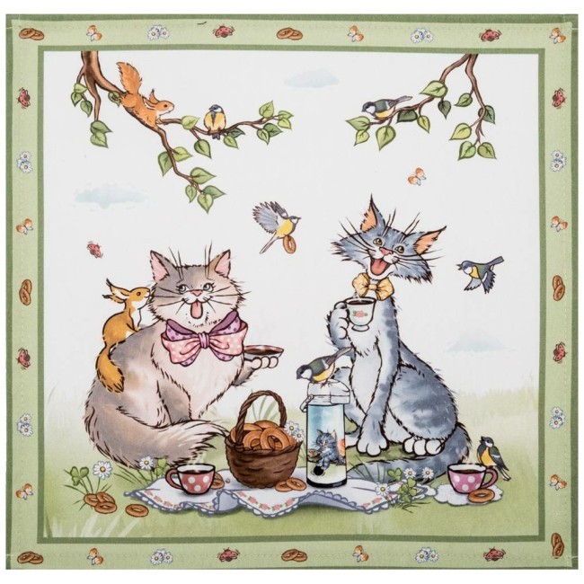 Набор салфеток из 2-х шт "пальчики оближешь",40х40см, 100% хлопок,твил Lefard (850-724-8) Набор салфеток из 2-х шт "пальчики оближешь",40х40см, 100% хлопок,твил Lefard (850-724-8)