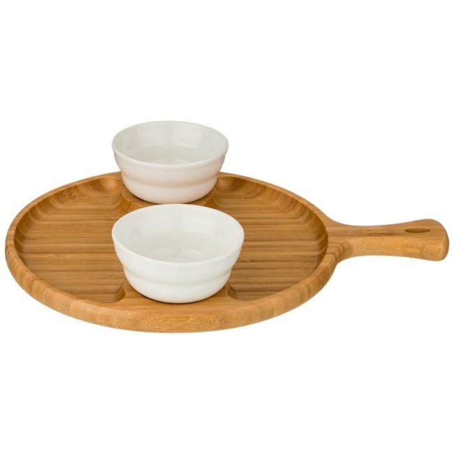 Блюдо сервировочное lefard "native" 34*25,5*2 см + 2 розетки Lefard (587-155)