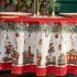 Скатерть круглая  "щелкунчик" ,150см , красный ,100% хлопок , твил Lefard (850-762-24)
