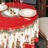 Скатерть круглая  "щелкунчик" ,150см , красный ,100% хлопок , твил Lefard (850-762-24)