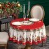 Скатерть круглая  "щелкунчик" ,150см , красный ,100% хлопок , твил Lefard (850-762-24)