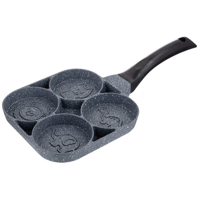 Сковорода agness "смайл" с "мраморным" антипригар.покрытием диа. 18,5 см, высота 2,5см Agness (932-006)