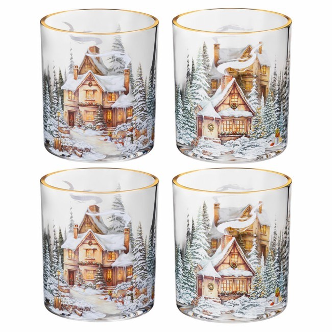 Набор стаканов из 4-х шт. "накануне рождества" 320 мл Lefard (887-472) Набор стаканов из 4-х шт. "накануне рождества" 320 мл Lefard (887-472)