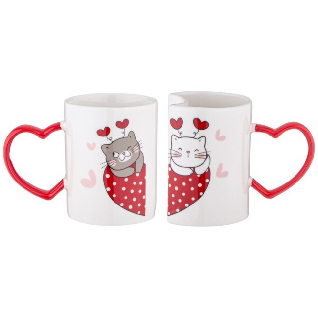 Набор из 2 кружек " счастливы вместе" 260 мл Lefard (260-974)