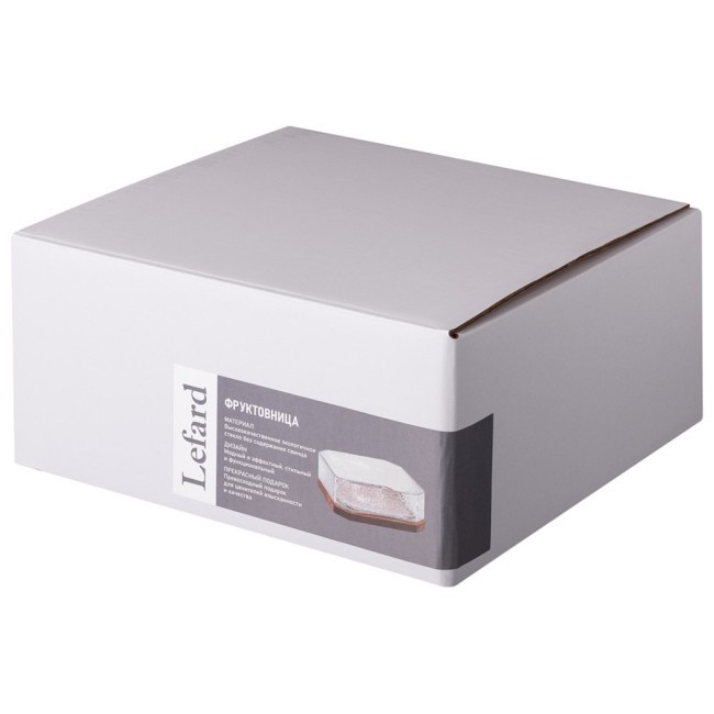 Фруктовница "aqua" на подставке диаметр 21 см высота 8 см Lefard (750-015) Фруктовница "aqua" на подставке диаметр 21 см высота 8 см Lefard (750-015)