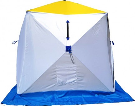 Палатка для зимней рыбалки Стэк Куб-1 трехслойная (54025)