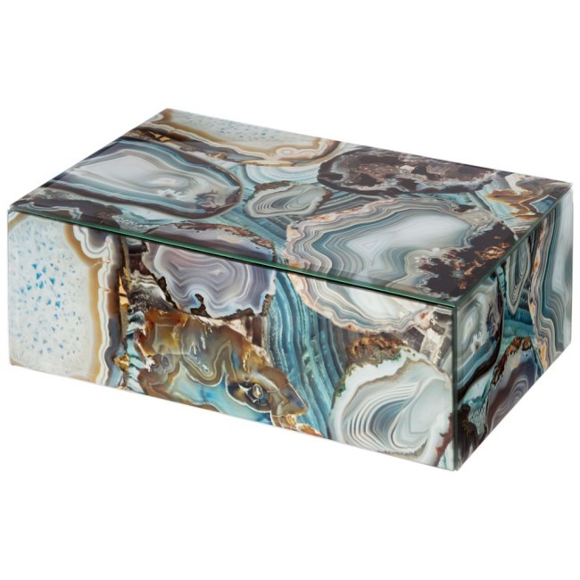 Набор шкатулок из 2-х шт коллекция "мрамор" 21*12**6,5 см / 23*15*8,5 см Lefard (06-341)