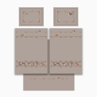 Кпб семейный "passage" капучино, сатин, хлопок 100%, подод.150х210-2шт, пр.240х240-1шт, нав.50х70-2ш Lefard (989-002-07)