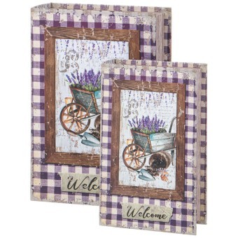 Набор шкатулок-книжек из 2-х шт. 27х18х7/21х13х5 см Lefard (94-200) Набор шкатулок-книжек из 2-х шт. 27х18х7/21х13х5 см Lefard (94-200)