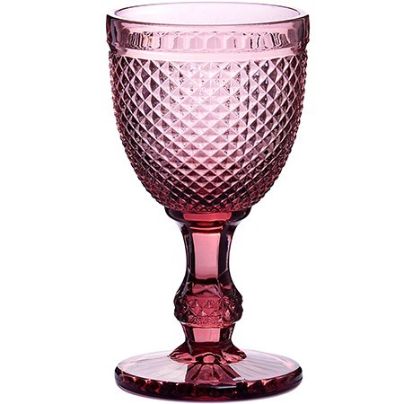 Набор бокалов 340 мл 6 шт розовый LR (60434)