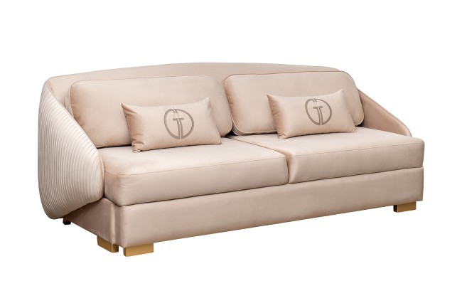 Диван Палаццо(Palazzo) 240М трехм. раскладной беж Bel06+Ром07 240*105*95см (TT-00017219)