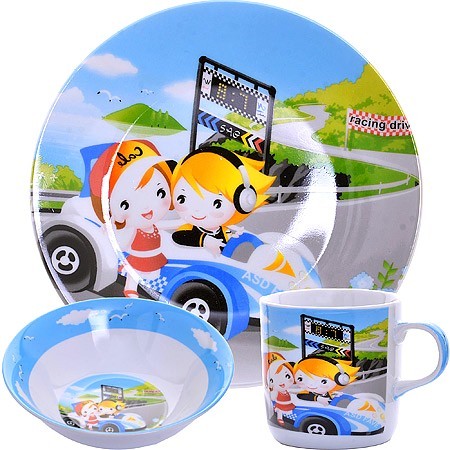 Детский набор 3 пр "Авто" LR (х12) " (27340)