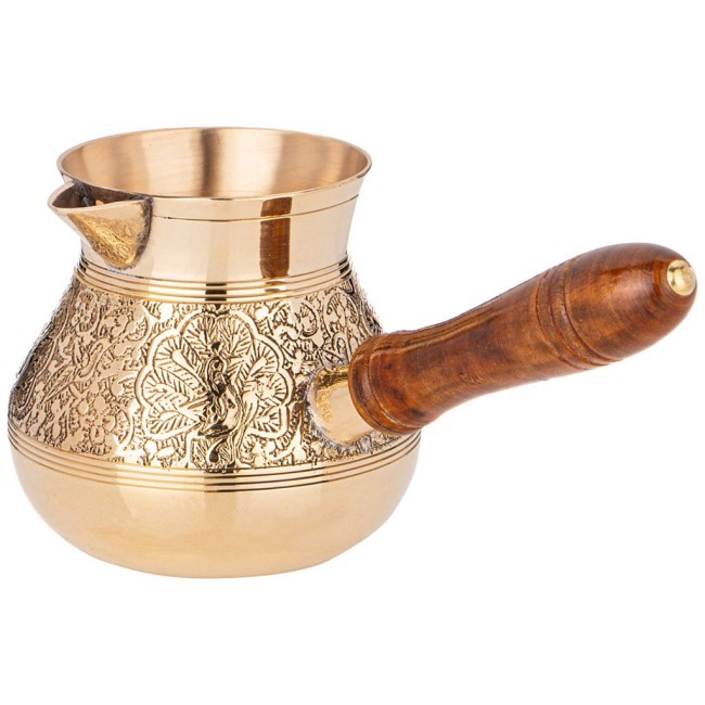 Турка резная "graving" 450мл. латунь Lefard (733-139) Турка резная "graving" 450мл. латунь Lefard (733-139)