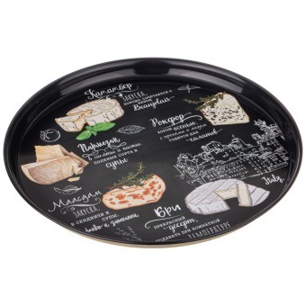 Поднос сервировочный agness 33*2,1 см Agness (898-069)