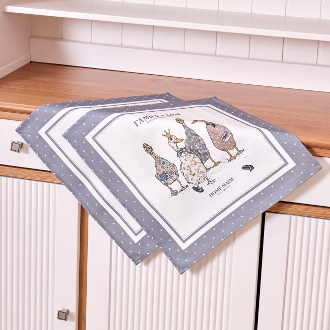 Набор салфеток из 2-х шт "family farm" 40х40см, твил, графит Lefard (850-747-8) Набор салфеток из 2-х шт "family farm" 40х40см, твил, графит Lefard (850-747-8)