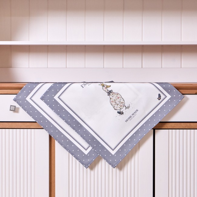 Набор салфеток из 2-х шт "family farm" 40х40см, твил, графит Lefard (850-747-8) Набор салфеток из 2-х шт "family farm" 40х40см, твил, графит Lefard (850-747-8)