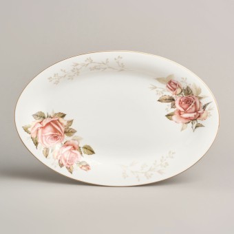 Блюдо овальное lefard "корейская роза" 30 см Lefard (590-677)