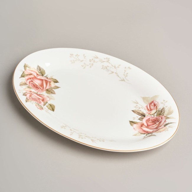 Блюдо овальное lefard "корейская роза" 30 см Lefard (590-677)