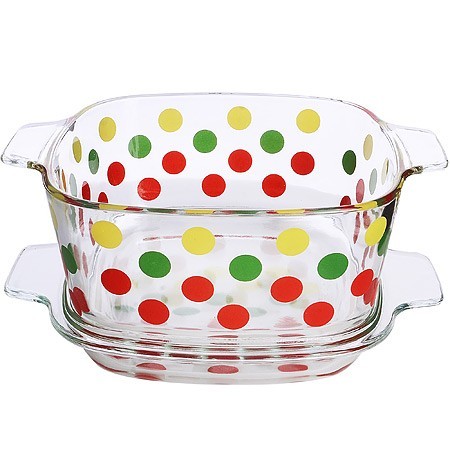 Кастрюля стекло 1,5л с крышкойLR (31038)