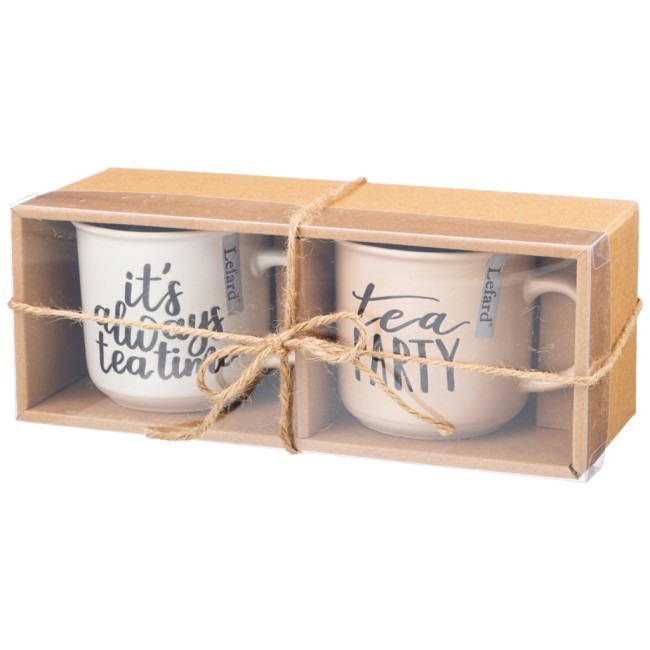 Набор кружек из 2 шт. 430 мл в крафтовой коробке Lefard (191-315)