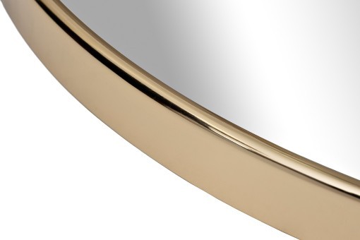 Зеркало на подвесе двойное рама металл. цвет золото d35см (TT-00011216)