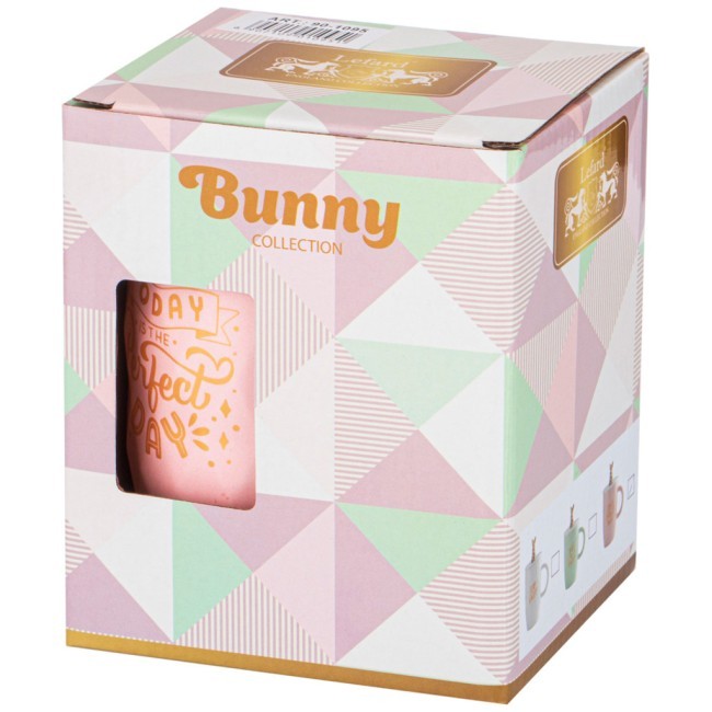 Кружка lefard с крышкой и ложкой bunny 390мл, розовая Lefard (90-1095) Кружка lefard с крышкой и ложкой bunny 390мл, розовая Lefard (90-1095)