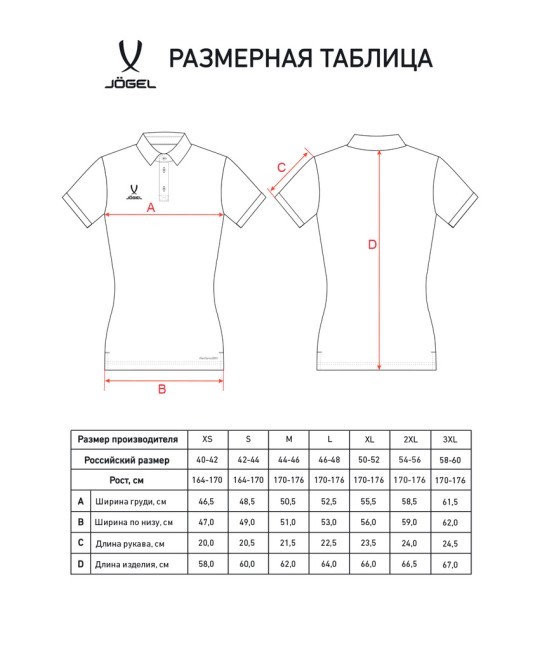 Поло женское JÖGEL PREMIER PerFormDRY CVC Polo W, синий (2123135)