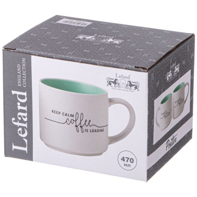 Кружка "keep calm coffee is loading" 470 мл Lefard (260-979)