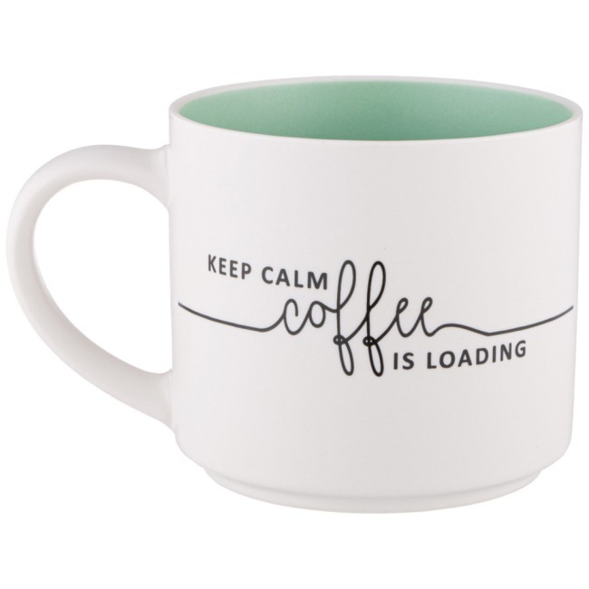 Кружка "keep calm coffee is loading" 470 мл Lefard (260-979)