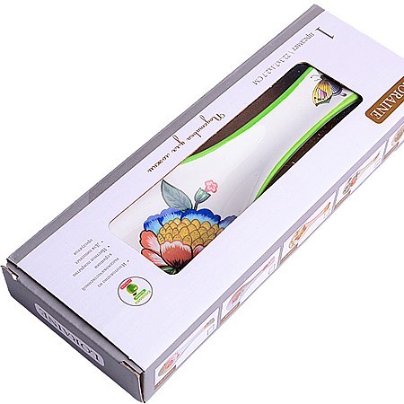 Подставка для ложки 22,3см Летний Букет доломит LR (30788) Подставка для ложки 22,3см Летний Букет доломит LR (30788)