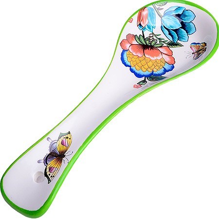 Подставка для ложки 22,3см Летний Букет доломит LR (30788) Подставка для ложки 22,3см Летний Букет доломит LR (30788)