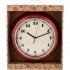 Часы настенные кварцевые "lovely home" 29,8*29,8*9,5 см цвет:красный Lefard (220-353)